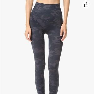 Spanx Black Camo Leggings